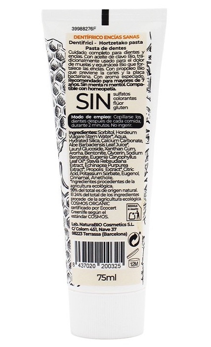 DENTIFRICI GENIVES SANES Natura Bio 75 ml