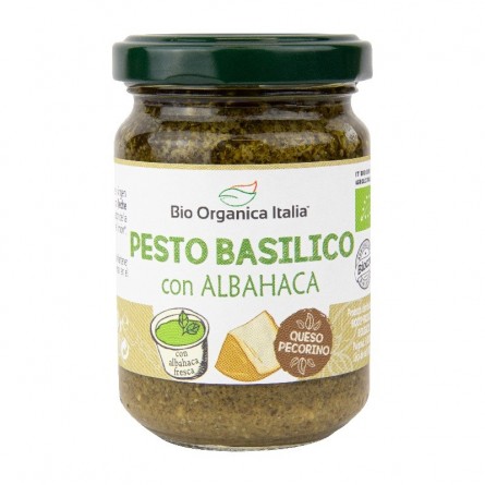 PROMOCIÓ 10% PESTO ALFÀBREGA PECORINO ECO Organica Italia 130 g