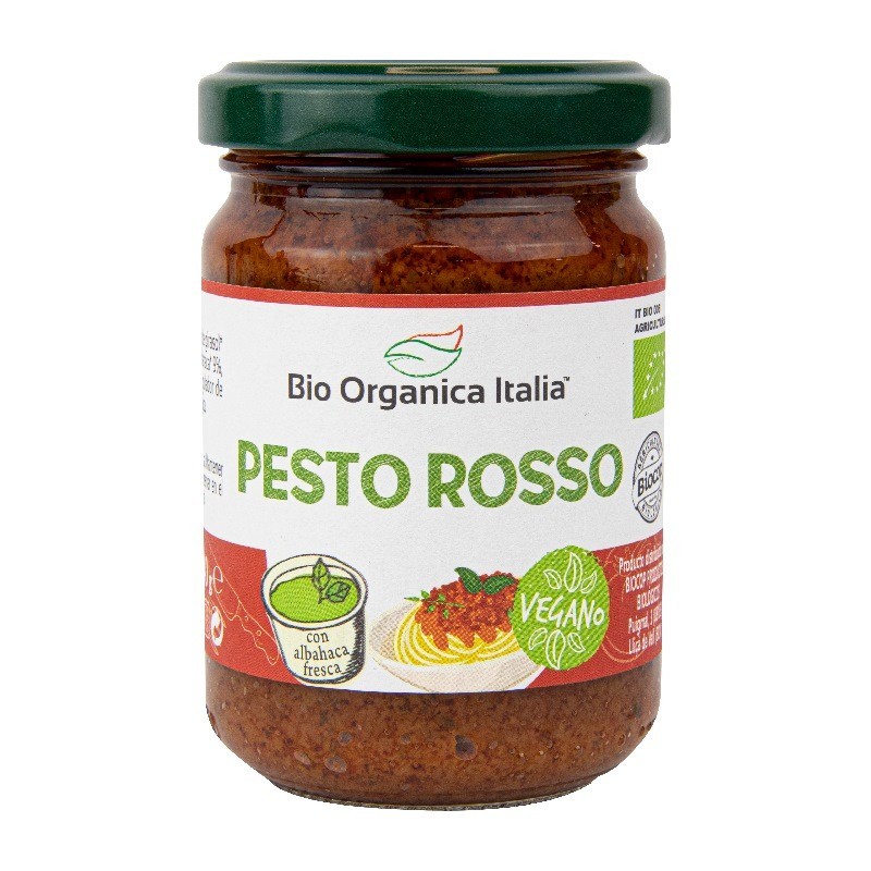PESTO ROSSO VEGANO ECO Organica Italia 140 g