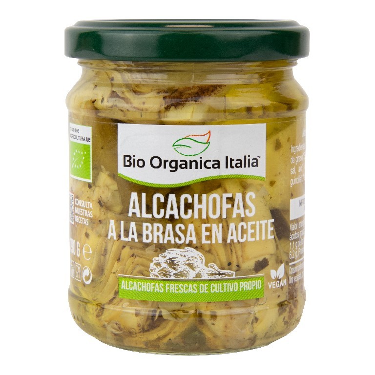 ALCACHOFA BRASA ACEITE ECO Organica Italia 190 g