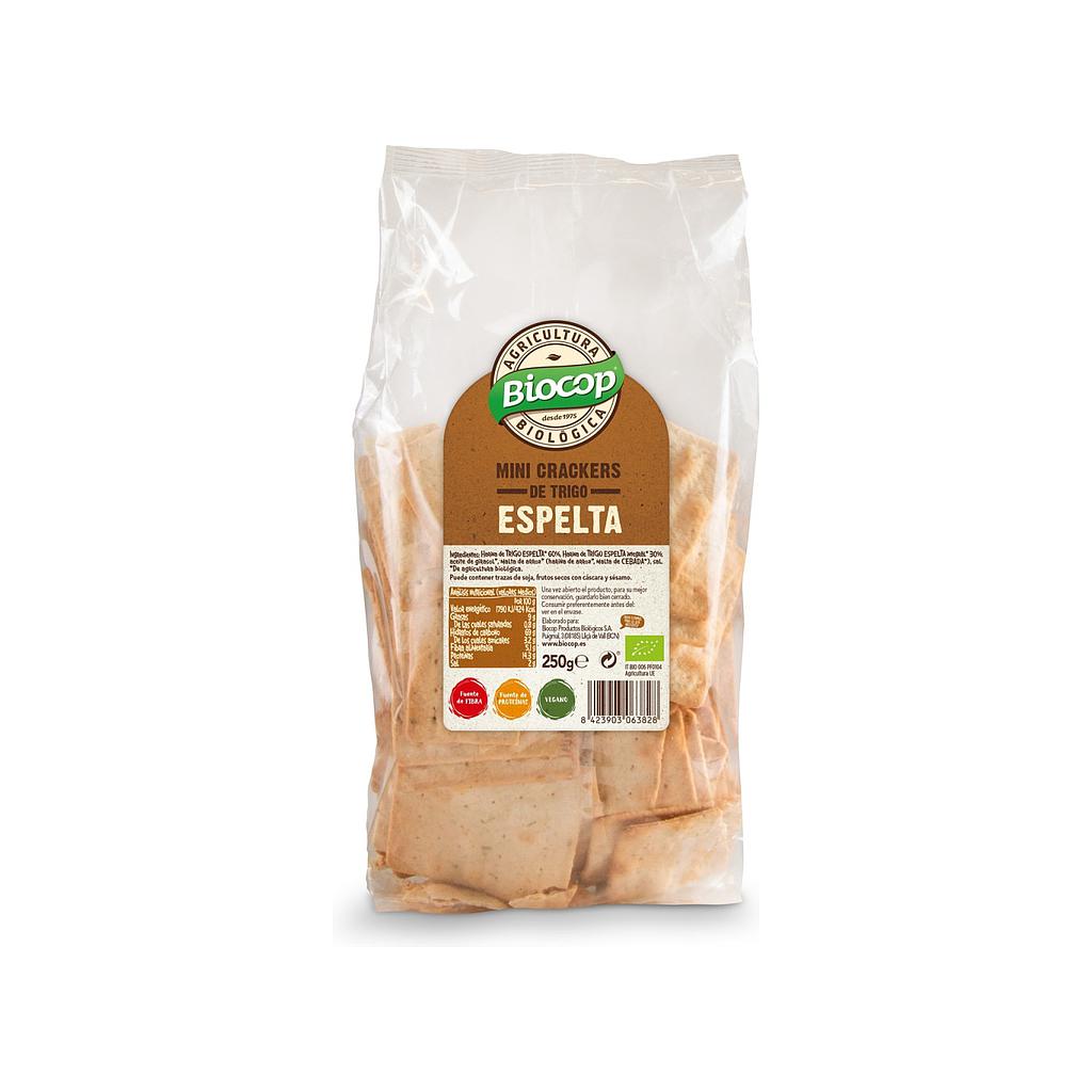PROMOCIÓ 15% MINI CRACKERS BLAT ESPELTA ECO Biocop 250 g