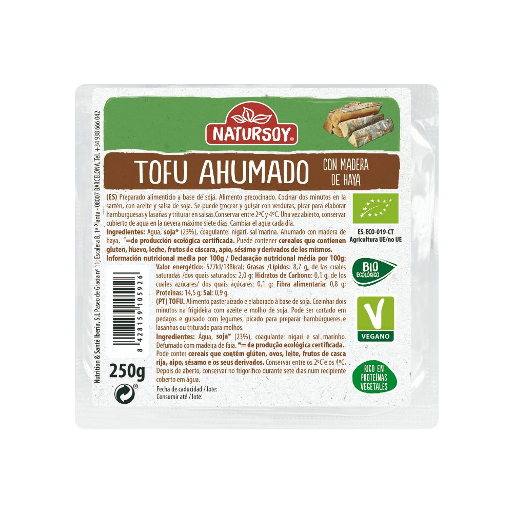 TOFU FUMAT ECO Natursoy 250 g