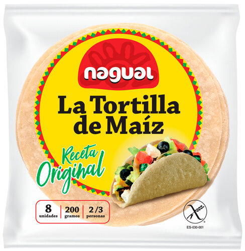 TORTILLAS DE MAÍZ SIN GLUTEN Nagual 200 g