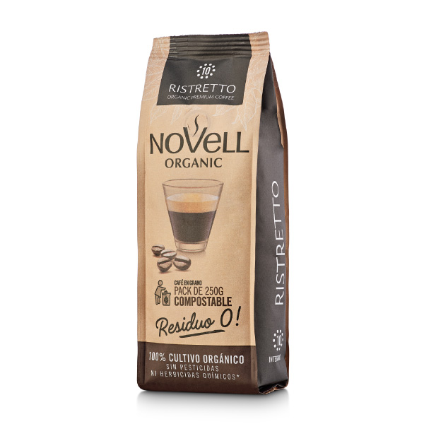 CAFÉ GRANO RISTRETO ECO Novell 250 g