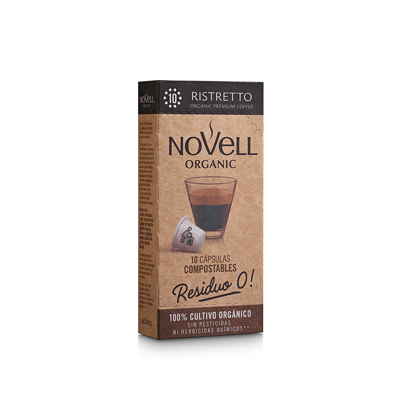 CAPS. CAFÉ RISTRETO ECO60 Novell 10 uds.