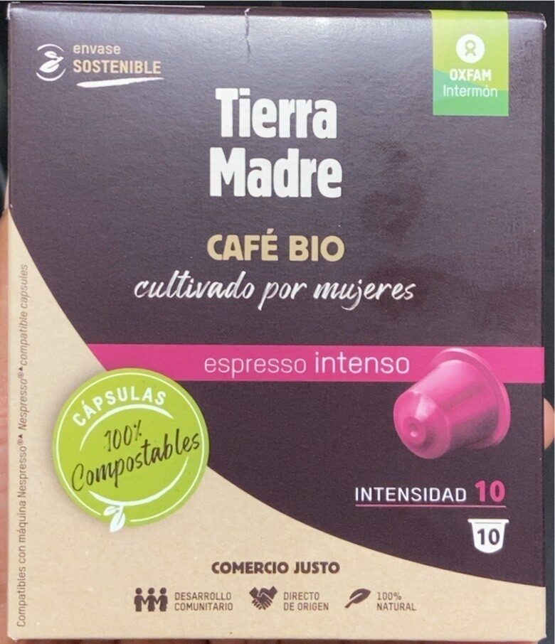 CAFÈ ESPRESSO INTENS CÀPSULES ECO Oxfam 10 càpsules