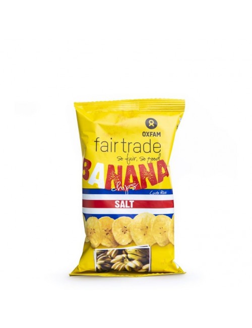 XIPS DE PLÀTAN AMB SAL Oxfam 85 g