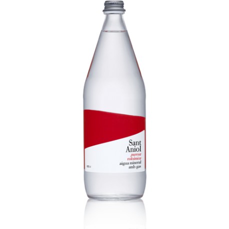 AGUA SANT ANIOL CON GAS 1 l