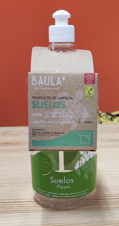 BOTELLA + PASTILLA PARA SUELOS Baula