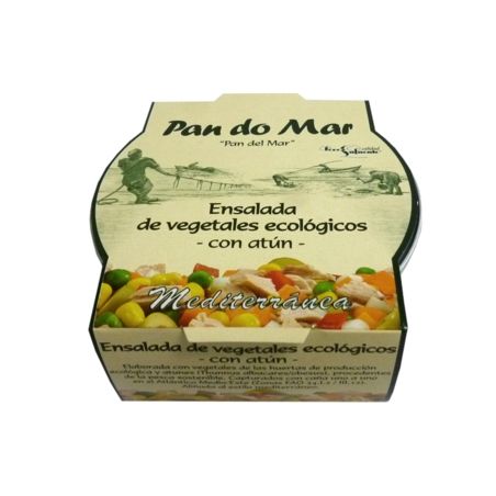 ENSALADA DE VEGETALES CON ATÚN Pan do Mar 250 g