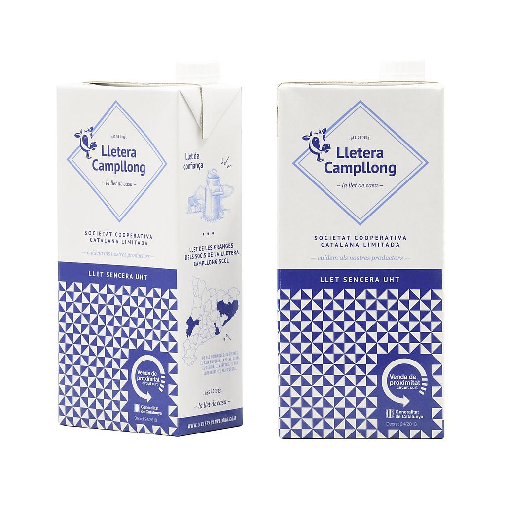 C. BÁSICA - LECHE ENTERA Campllong 1 l