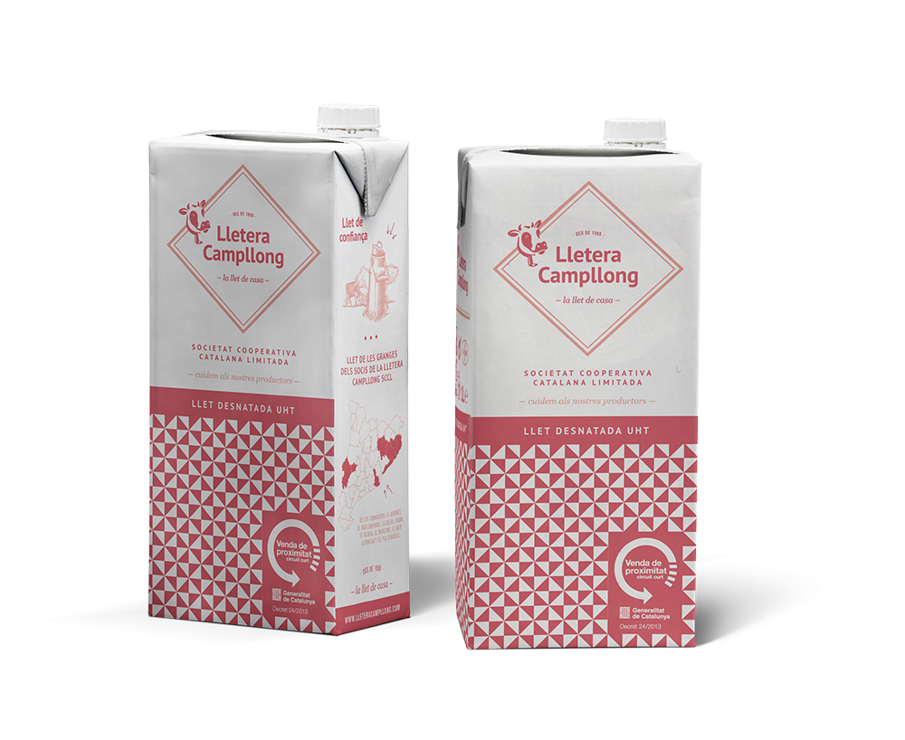 LLET DESNATADA Campllong 1 l