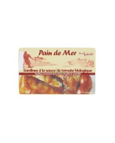 SARDINA EN SALSA TOMÀQUET ECO Pan do Mar 120 g