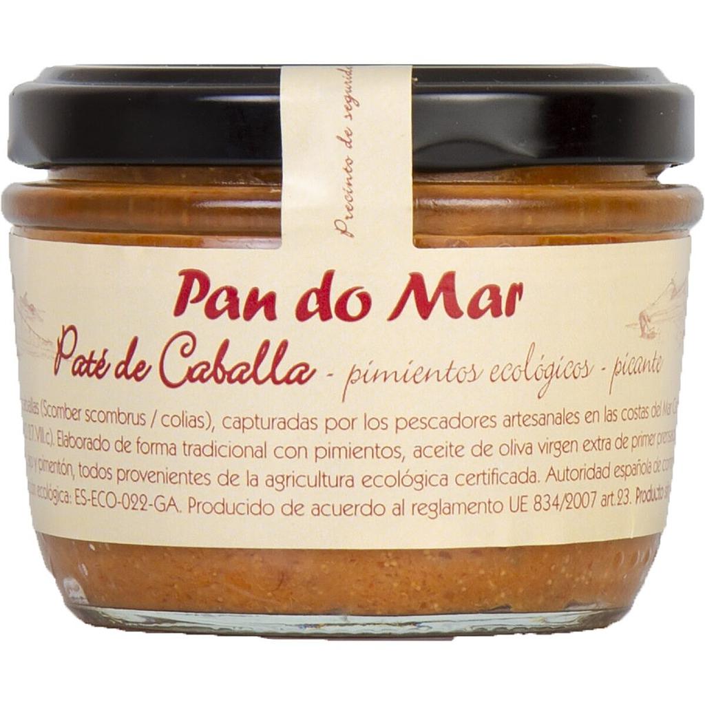 PATÉ DE CABALLA CON PIMIENTOS Pan do mar 125 g