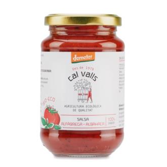 SALSA TOMATA OLIVES VERDES ECO Cal Valls 350 g