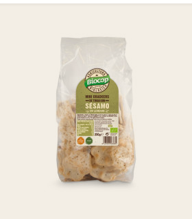 MINI CRACKERS DE BLAT AMB SÈSAM ECO Biocop 250 g