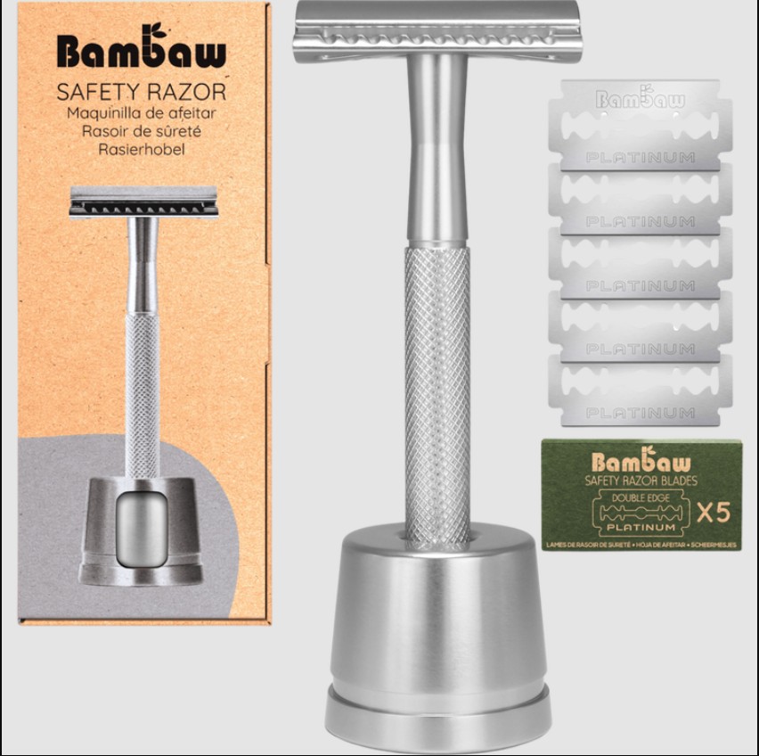 MAQUINETA D'AFAITAR PLATA AMB SUPORT Bambaw 1 u.