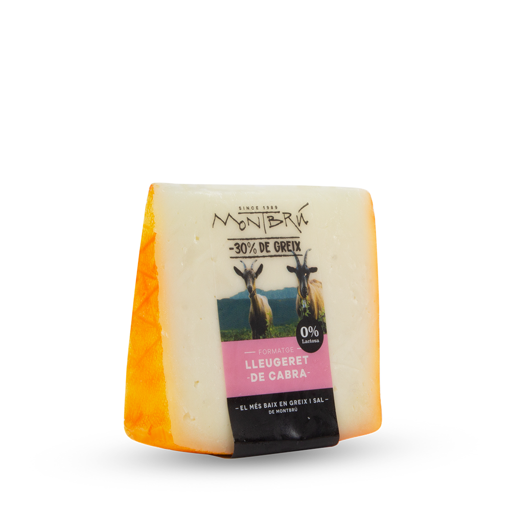FORMATGE DESNATAT CABRA LLEUGERET Montbrú 180 g