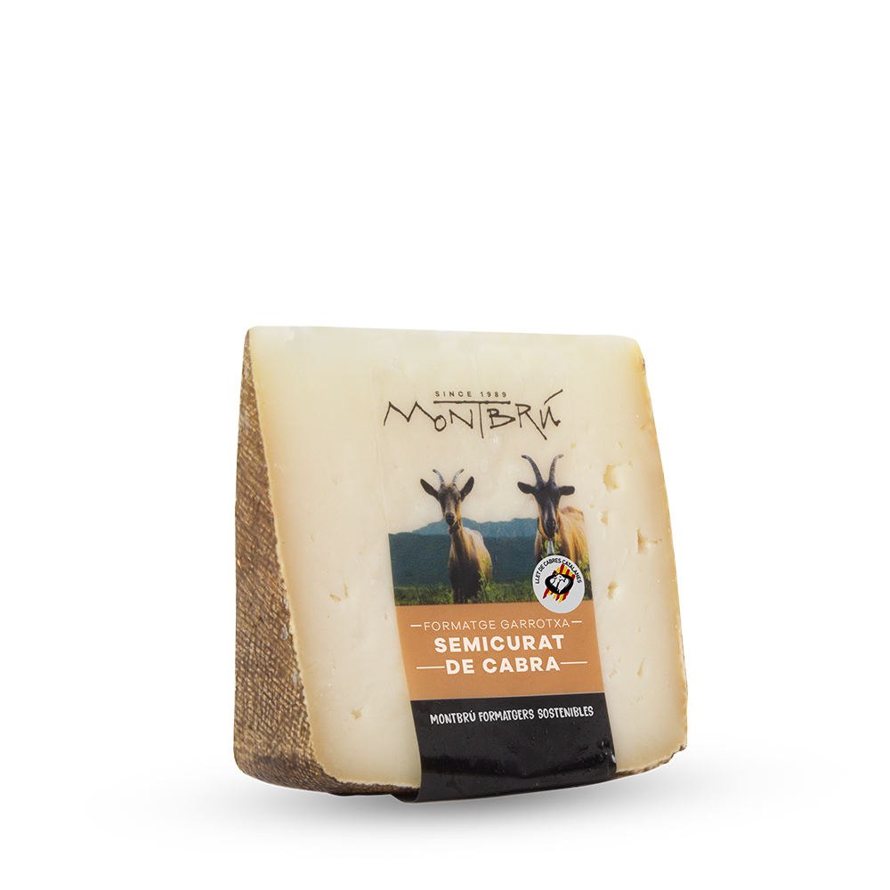 FORMATGE SEMI CABRA GARROTXA Montbrú 180 g