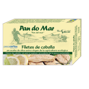 CABALLA EN ACEITE DE OLIVA ECO Pan do Mar 120 g
