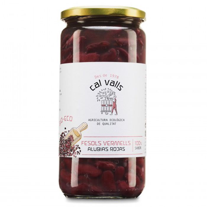 JUDÍA ROJA COCIDA Cal Valls 700 g