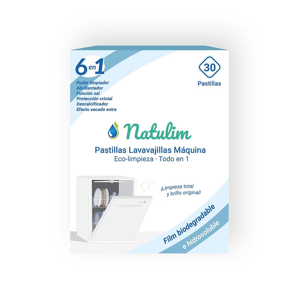PASTILLAS LAVAVAJILLAS MÁQUINA Natulim 30 uds.