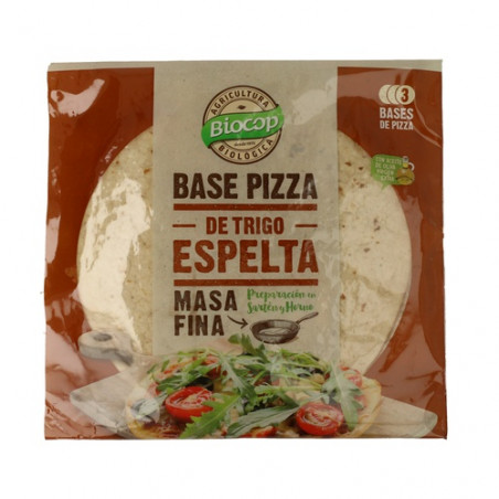 BASE PIZZA MASSA FINA BLAT ESPELTA ECO Biocop 390 g