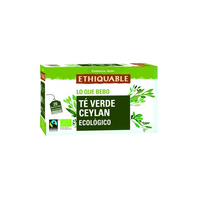 TÉ VERDE CEYLAN Ethiquable 36 g