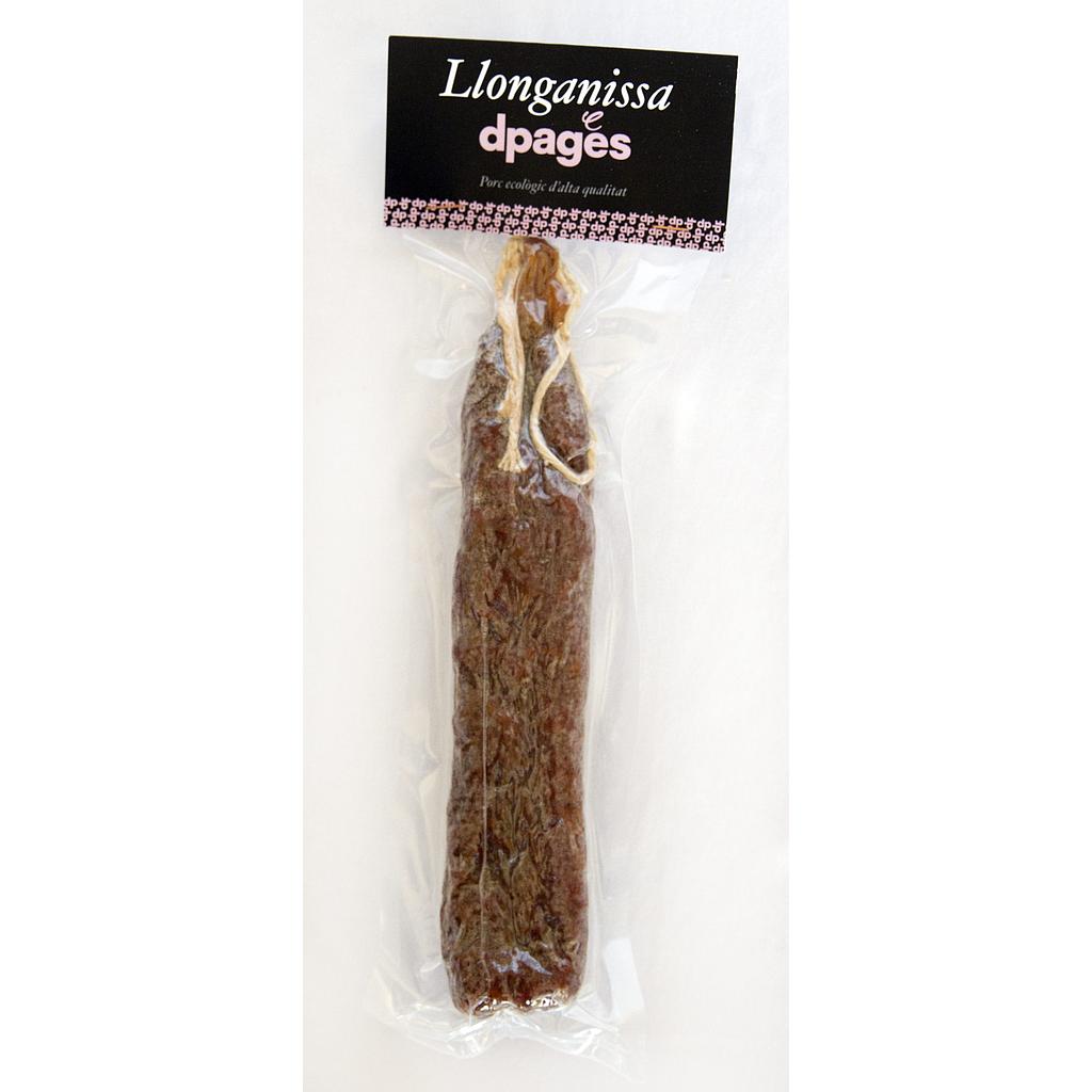 LONGANIZA ECO dpagès (precio kg, pieza 250gr aprox.)