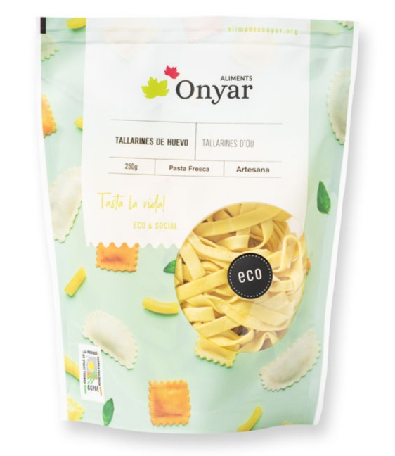 TALLARINES D'OU ECO Onyar 250 g