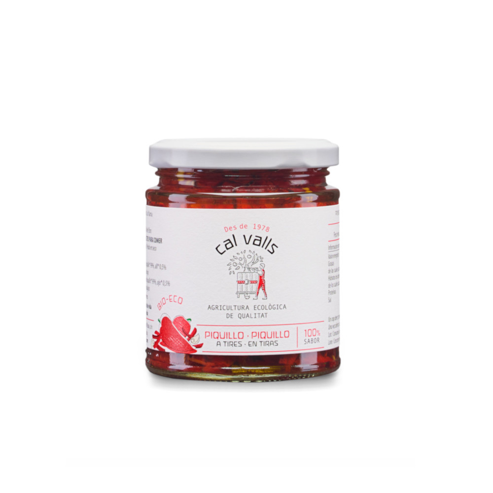 PIMIENTO PIQUILLO TROZOS Cal Valls 200 g
