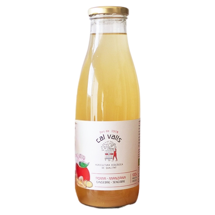 PROMOCIÓ 10% SUC DE POMA I GINGEBRE ECO Cal Valls 750 ml