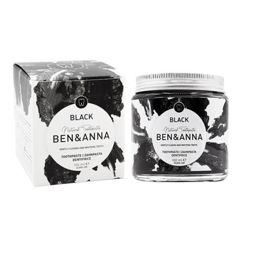 DENTIFRICO BLACK BLANQUEADOR EN POLVO Ben & Anna 100 ml