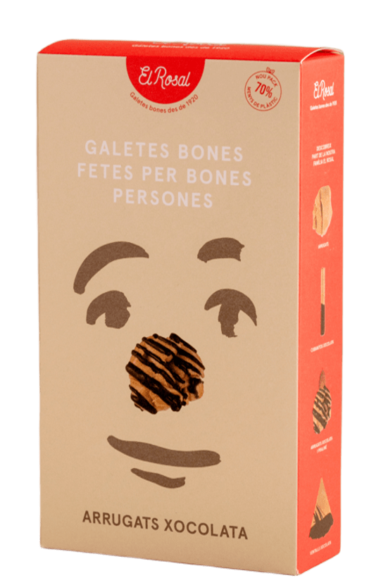 ARRUGATS AMB XOCOLATA El Rosal 125 g
