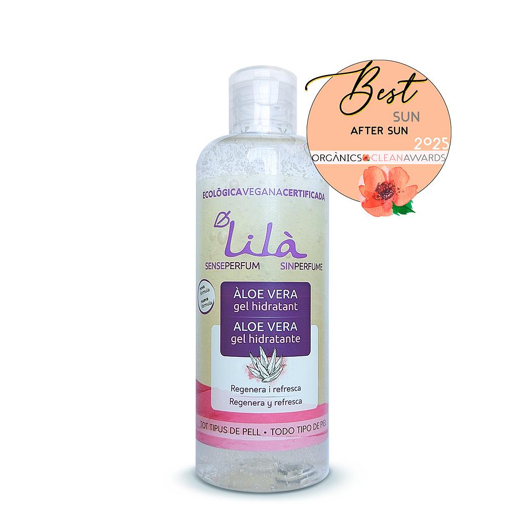 ALOE VERA GEL HIDRATANTE SIN PERFUME Lilà 250 ml
