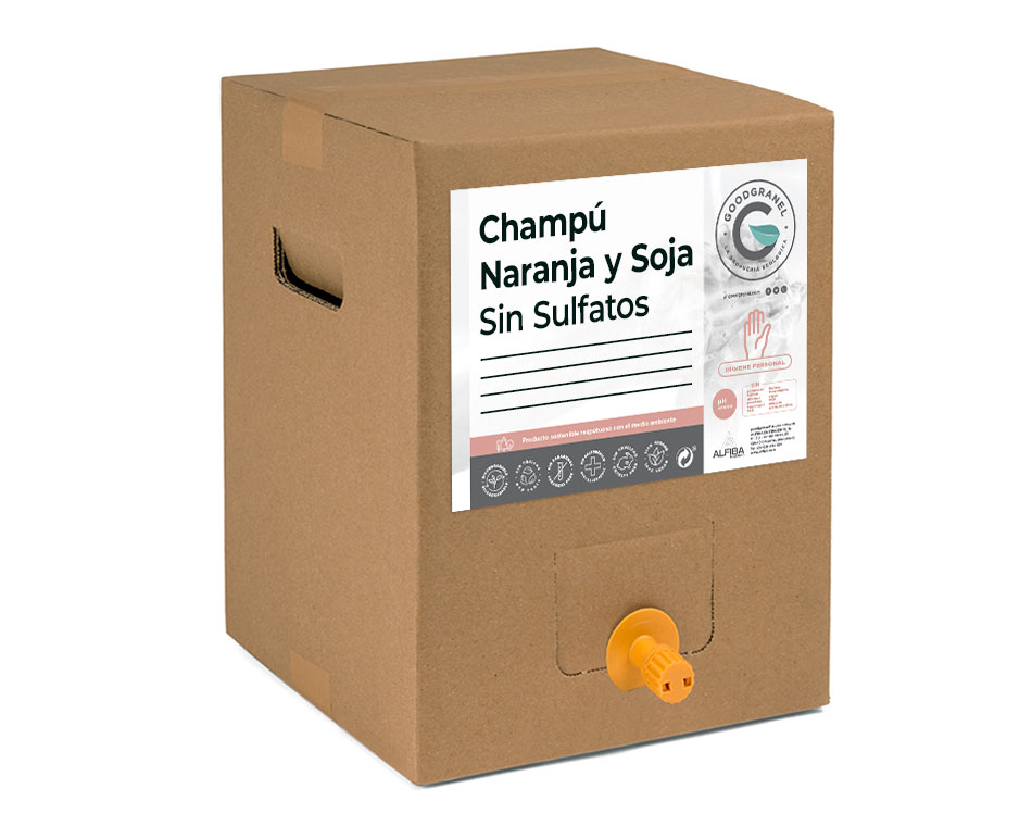 C. BÀSICA - GRANEL XAMPÚ TARONJA I SOJA SENSE SULFATS (kg) GoodGranel