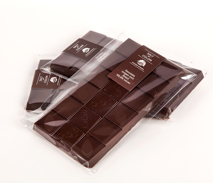 CHOCOLATE NEGRO 70% SÃO TOMÉ Salt del Colom 100 g