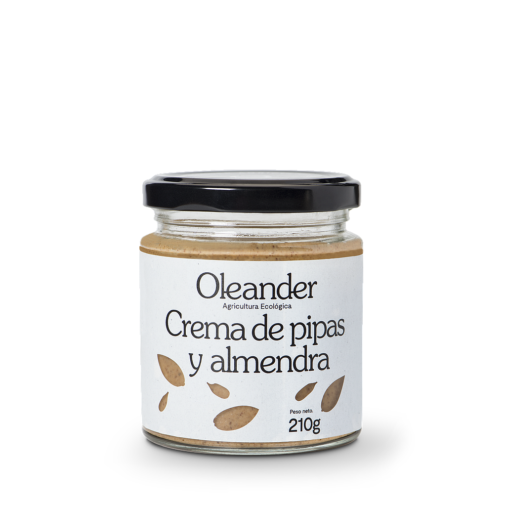 CREMA DE PIPAS Y ALMENDRA TOSTADA Oleander 210 g