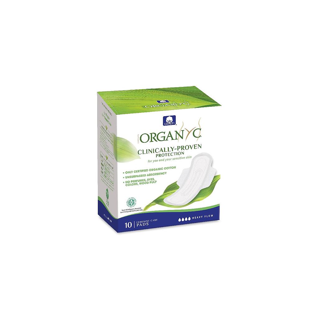 COMPRESAS ALAS NOCHE Organyc 10 ud.