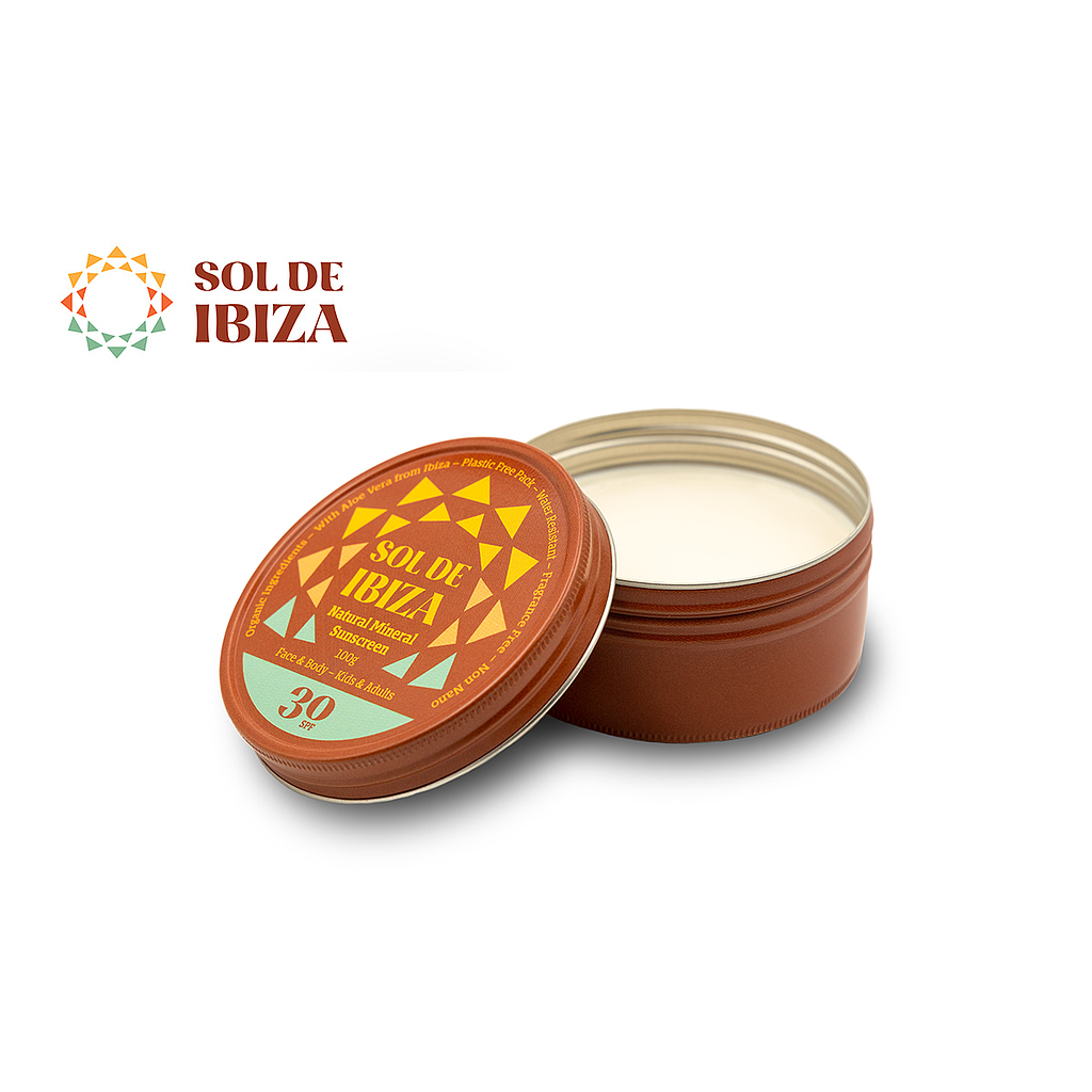 CREMA SOLAR LATA 30 SPF Sol de Ibiza 100 g
