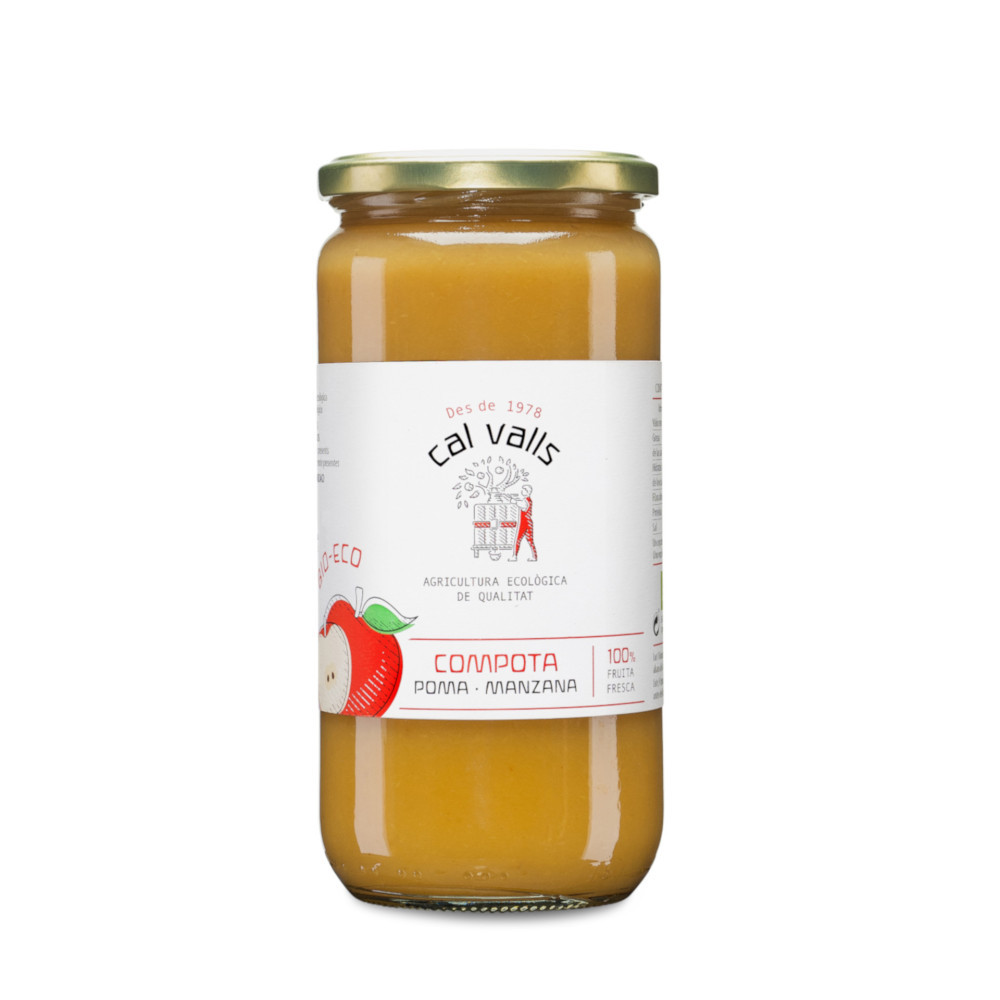 COMPOTA DE POMA ECO Cal Valls 700 g