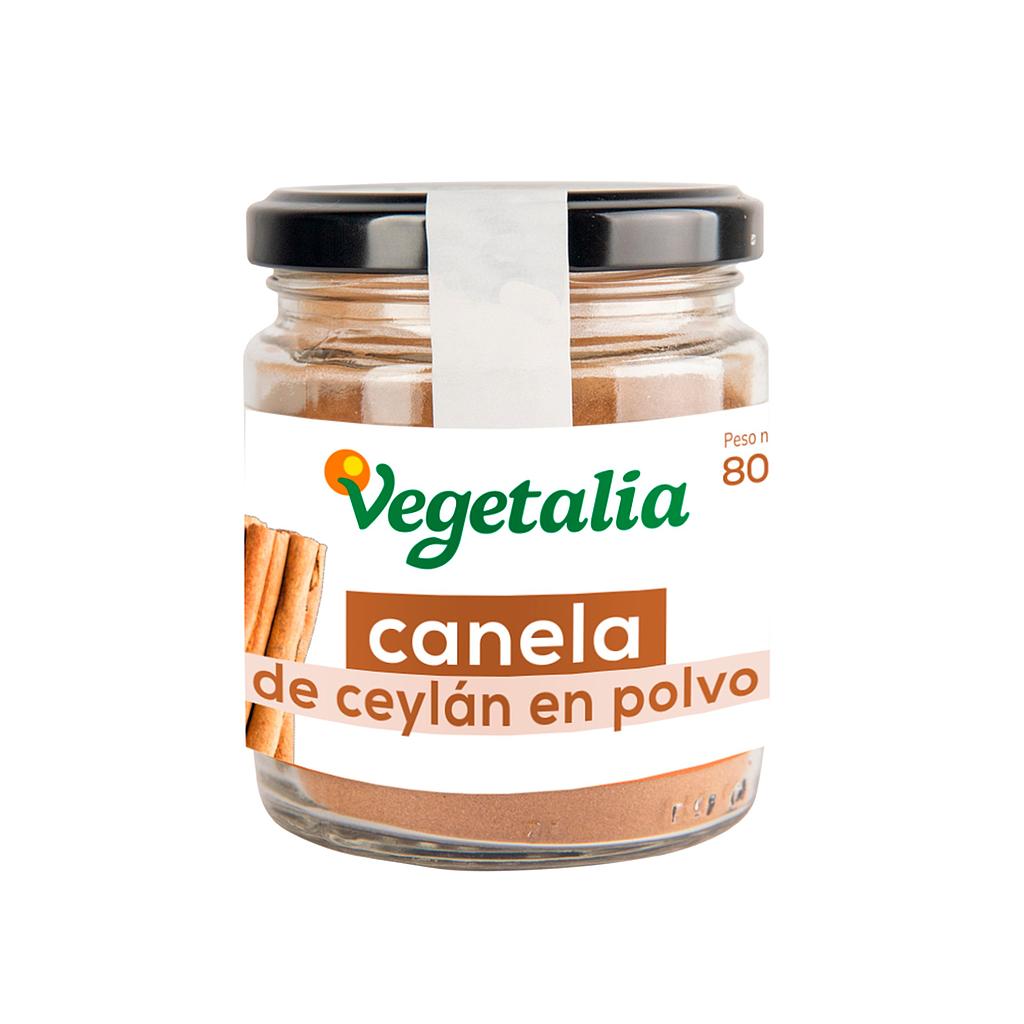 PROMOCIÓN 10% CANELA DE CEYLAN POLVO Vegetalia 80 g