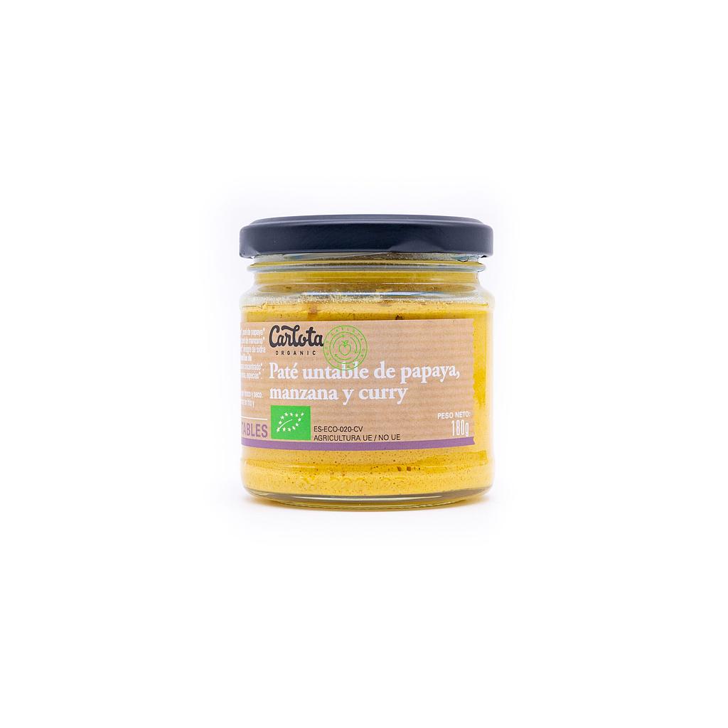 PATÉ PAPAIA, POMA I CURRI ECO Carlota 180 g