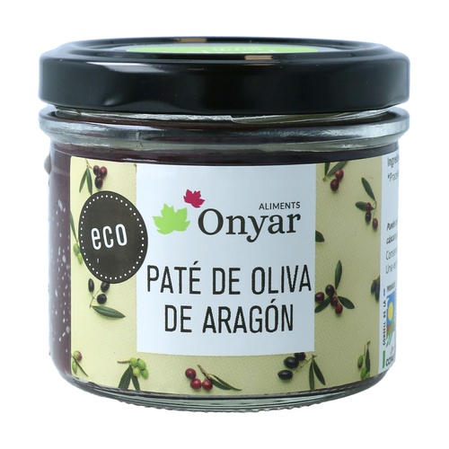 PATÉ D'OLIVA D'ARAGÓ ECO Onyar 100 g