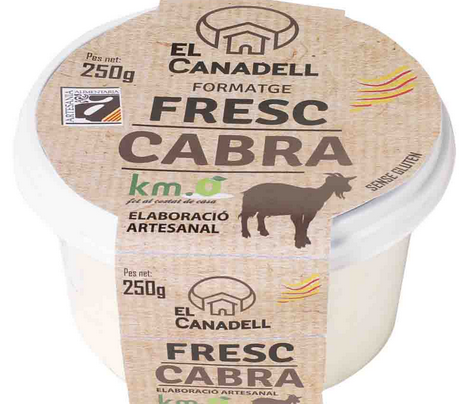 QUESO FRESCO CABRA El Canadell 250 g