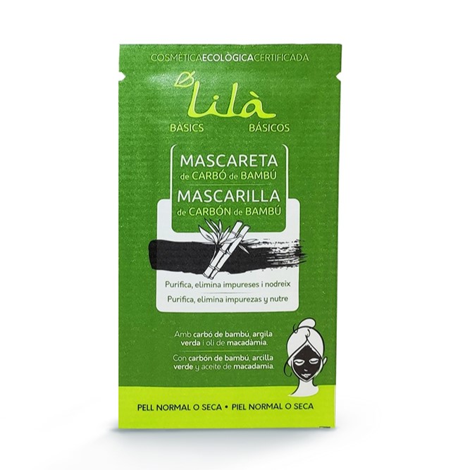 MASCARETA FACIAL BAMBÚ NORMAL/SECA Lilà 12 ml
