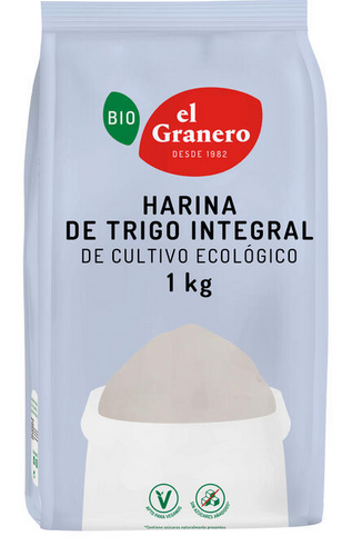 C. BÁSICA - HARINA DE TRIGO INTEGRAL ECO El Granero 1 kg