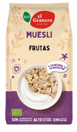 C. BÁSICA - MUESLI DE FRUTAS ECO El Granero 500 g