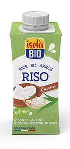 CREMA DE ARROZ PARA COCINAR IsolaBio 200 ml