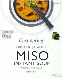 PROMOCIÓN 10% SOPA DE MISO BLANCO CON TOFU ECO Clearspring 4x10 g